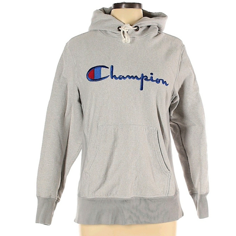 Champion Large Grey Sweater Hoodie